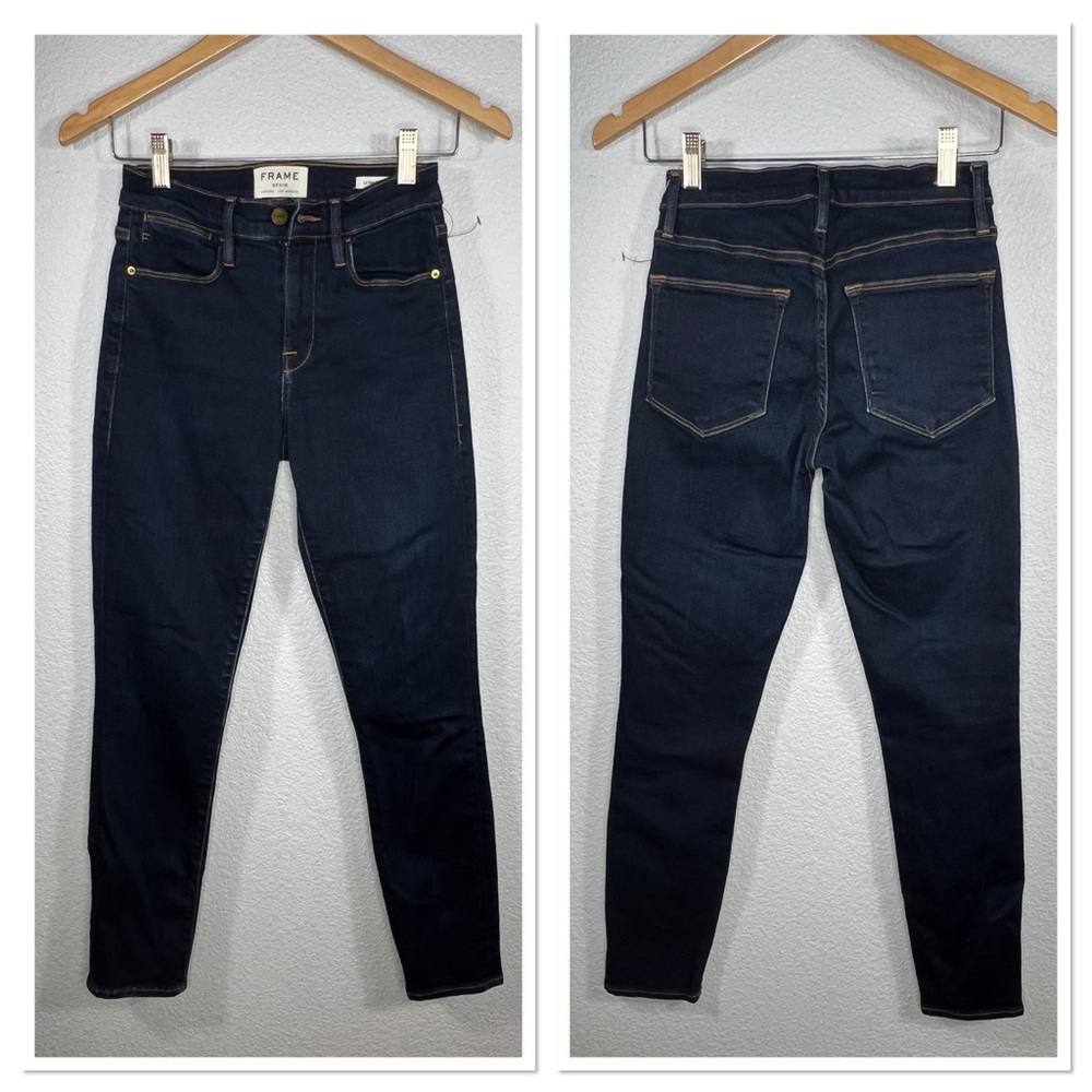 Frame Denim Le High Skinny Crop Women’s Jeans Sz 24 Cotton Blend